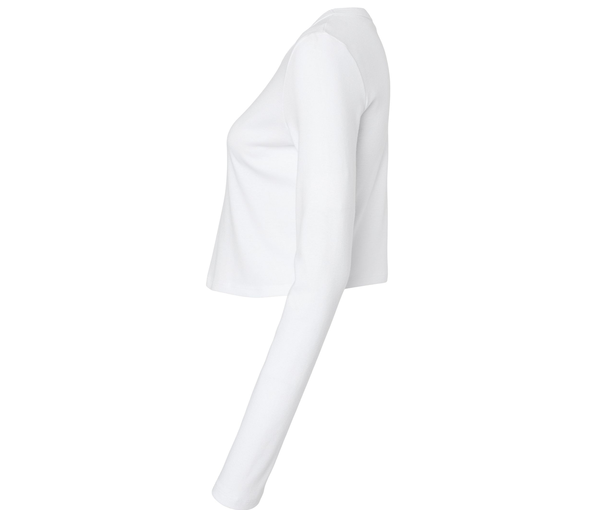 WOMEN'S MICRO RIB LONG SLEEVE BABY TEE